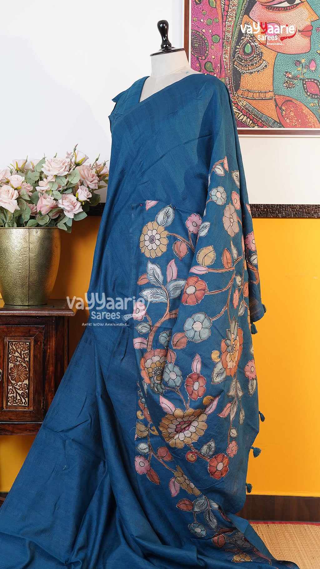 Blue Fancy Saree | Fancy Ethnic Wear Saree | Vayyaarie Sarees