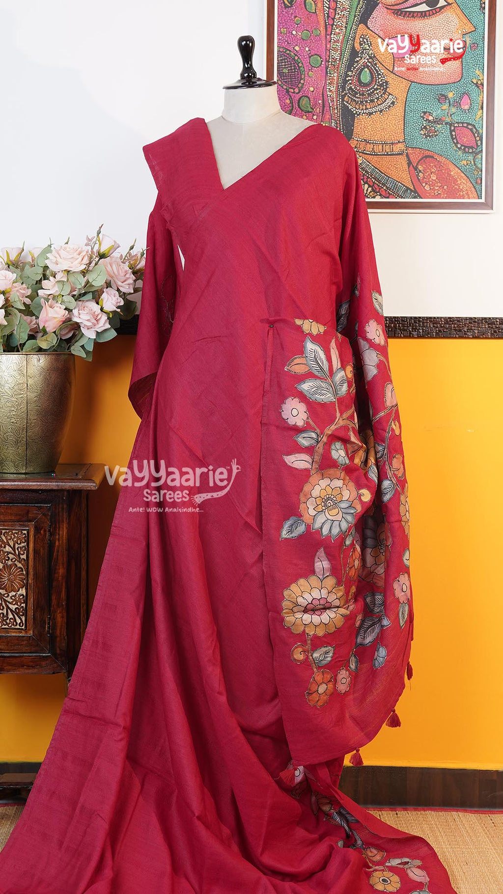 Maroon Fancy Saree | Fancy Ethnic Wear Saree | Vayyaarie Sarees