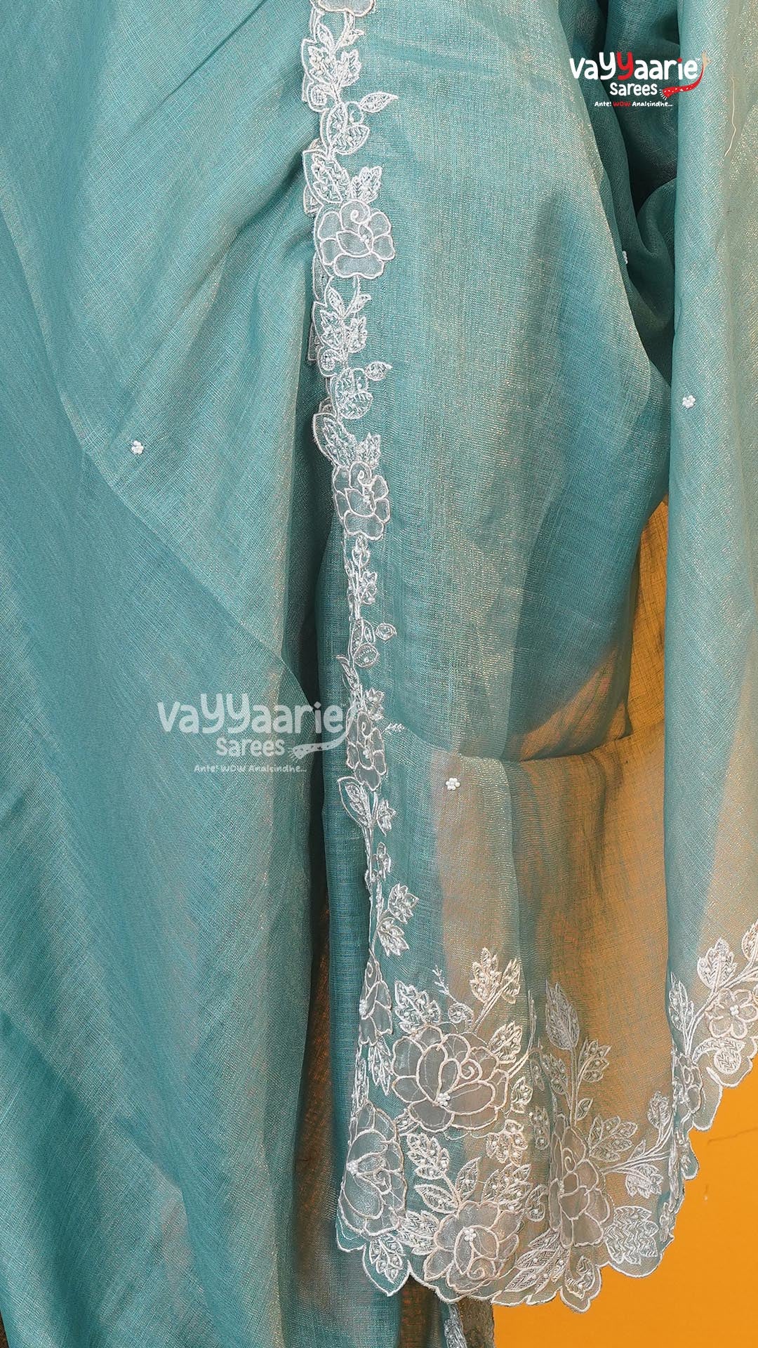 Rama Green Fancy Saree | Fancy Ethnic Wear Saree | Vayyaarie Sarees