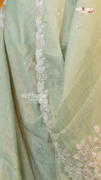 Pista Green Fancy Saree | Fancy Ethnic Wear Saree | Vayyaarie Sarees