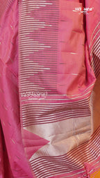 Pink Semi Dupion Silk Saree | Fancy Ethnic Wear Saree | Vayyaarie Sarees