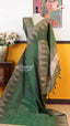 Mehendi Green Semi Dupion Silk Saree | Fancy Ethnic Wear Saree | Vayyaarie Sarees