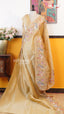 Gold Glass Tissue Saree | Fancy Ethnic Wear Saree | Vayyaarie Sarees