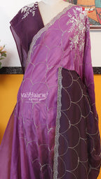 Wine Fancy Saree | Fancy Ethnic Wear Saree | Vayyaarie Sarees