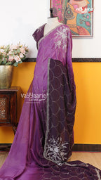 Wine Fancy Saree | Fancy Ethnic Wear Saree | Vayyaarie Sarees