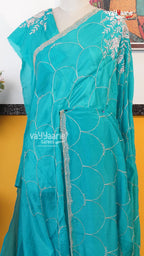Blue Fancy Saree | Designer Ethnic Wear Saree | Vayyaarie Sarees