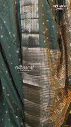 Bottle Green Semi Dupion Silk Saree | Fancy Ethnic Wear Saree | Vayyaarie Sarees