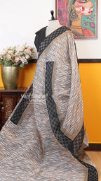 Cream Silk Kota Saree | Classic Handloom Saree | Vayyaarie Sarees