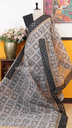 White Silk Kota Saree | Classic Handloom Saree | Vayyaarie Sarees