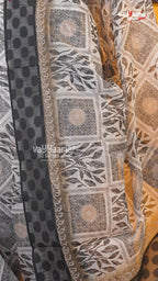 White Silk Kota Saree | Classic Handloom Saree | Vayyaarie Sarees