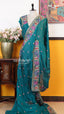 Rama Green Glass Tissue Saree | Designer Ethnic Wear Saree | Vayyaarie Sarees