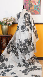 White Organza Saree | Fancy Ethnic Wear Saree | Vayyaarie Sarees