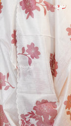 Cream Organza Saree | Fancy Ethnic Wear Saree | Vayyaarie Sarees