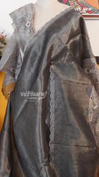 Bottle Green Organza Saree | Fancy Ethnic Wear Saree | Vayyaarie Sarees