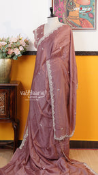 Onion Pink Fancy Saree | Designer Ethnic Wear Saree | Vayyaarie Sarees