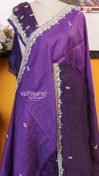 Violet Fancy Saree | Designer Ethnic Wear Saree | Vayyaarie Sarees