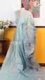 Sea Green Organza Saree | Fancy Ethnic Wear Saree | Vayyaarie Sarees