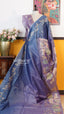 Lavender Organza Saree | Fancy Ethnic Wear Saree | Vayyaarie Sarees