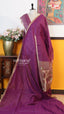 Magenta Chanderi Saree | Classic Handloom Saree | Vayyaarie Sarees