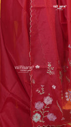 Red Fancy Saree | Fancy Ethnic Wear Saree | Vayyaarie Sarees