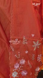 Rust Fancy Saree | Fancy Ethnic Wear Saree | Vayyaarie Sarees