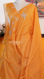 Gold Fancy Saree | Fancy Ethnic Wear Saree | Vayyaarie Sarees
