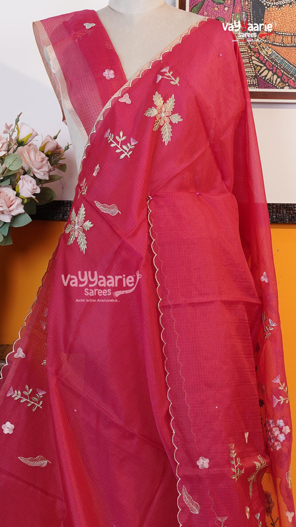 Pink Fancy Saree | Fancy Ethnic Wear Saree | Vayyaarie Sarees