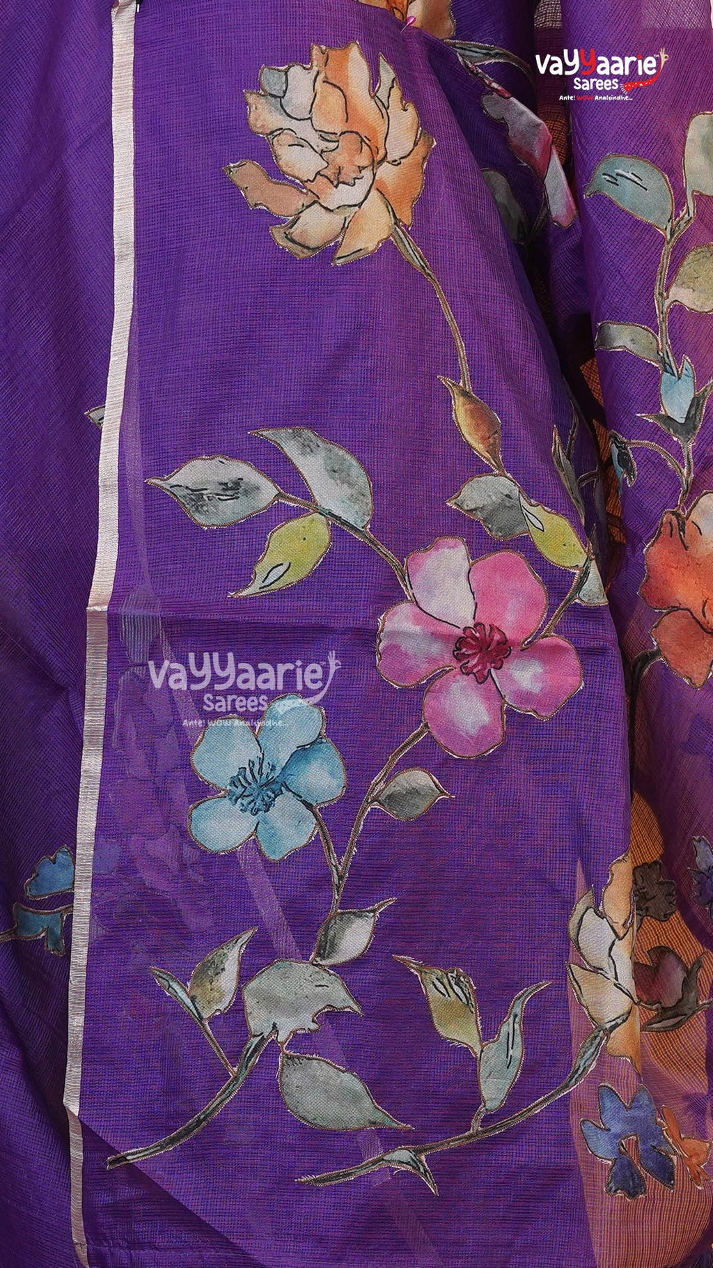 Violet Fancy Saree | Fancy Ethnic Wear Saree | Vayyaarie Sarees