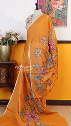 Gold Fancy Saree | Fancy Ethnic Wear Saree | Vayyaarie Sarees