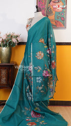 Rama Green Fancy Saree | Fancy Ethnic Wear Saree | Vayyaarie Sarees