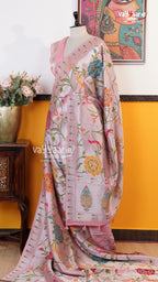 Peach Fancy Saree | Traditional Ethnic Saree | Vayyaarie Sarees