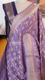 Lavender Fancy Saree | Traditional Ethnic Saree | Vayyaarie Sarees