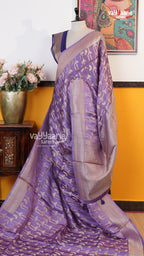 Lavender Fancy Saree | Traditional Ethnic Saree | Vayyaarie Sarees