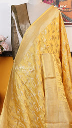 Yellow Fancy Saree | Traditional Ethnic Saree | Vayyaarie Sarees