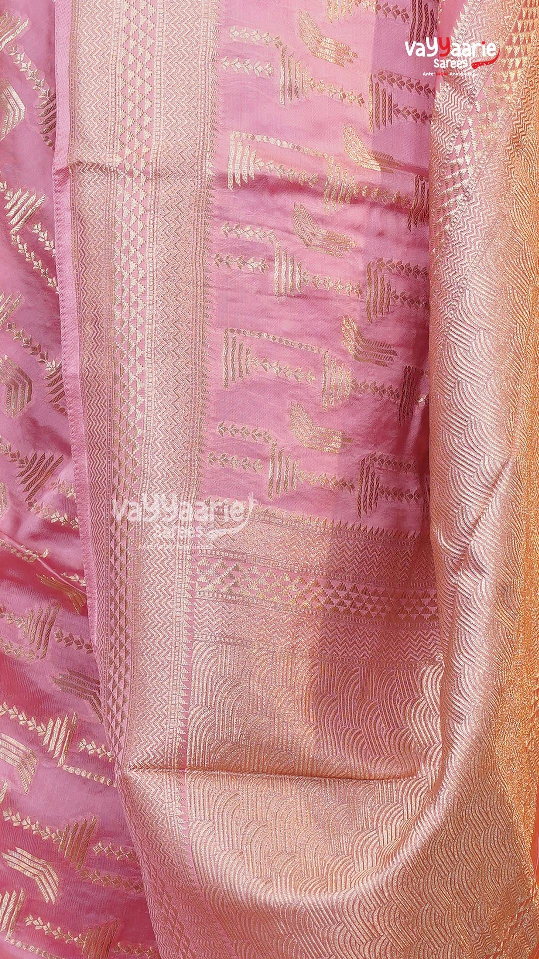 Pink Fancy Saree | Traditional Ethnic Saree | Vayyaarie Sarees