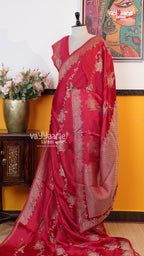 Red Fancy Saree | Traditional Ethnic Saree | Vayyaarie Sarees