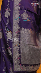 Violet Fancy Saree | Traditional Ethnic Saree | Vayyaarie Sarees