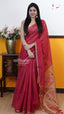 Red Chanderi Saree | Classic Handloom Saree | Vayyaarie Sarees