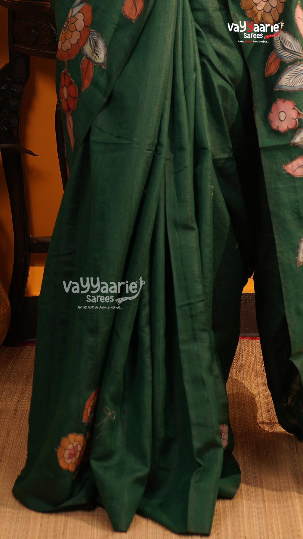 Green Fancy Saree | Fancy Ethnic Wear Saree | Vayyaarie Sarees