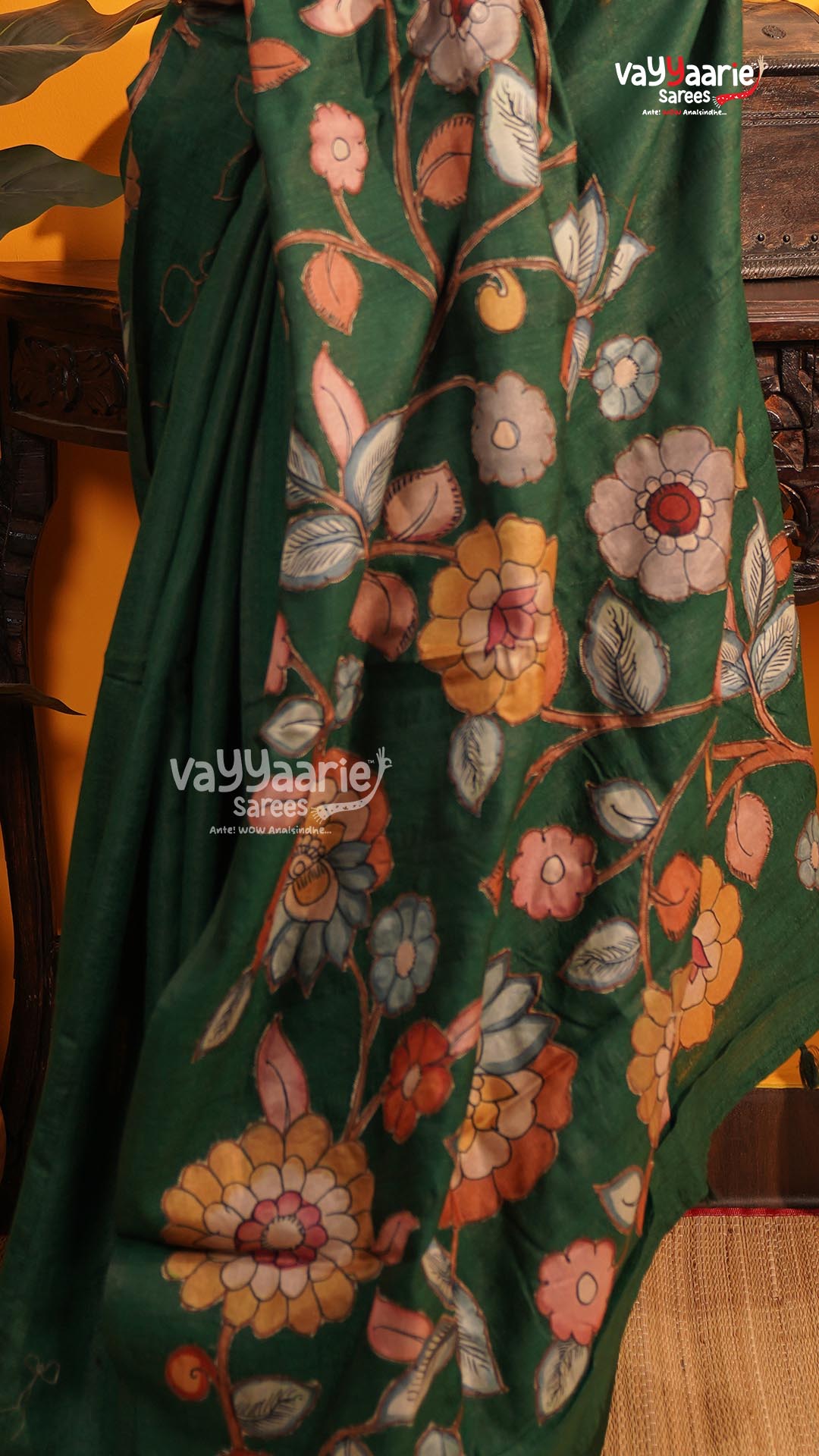 Green Fancy Saree | Fancy Ethnic Wear Saree | Vayyaarie Sarees