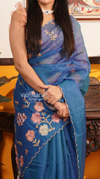Royal Blue Fancy Saree | Fancy Ethnic Wear Saree | Vayyaarie Sarees