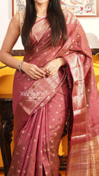 Wine Semi Dupion Silk Saree | Fancy Ethnic Wear Saree | Vayyaarie Sarees