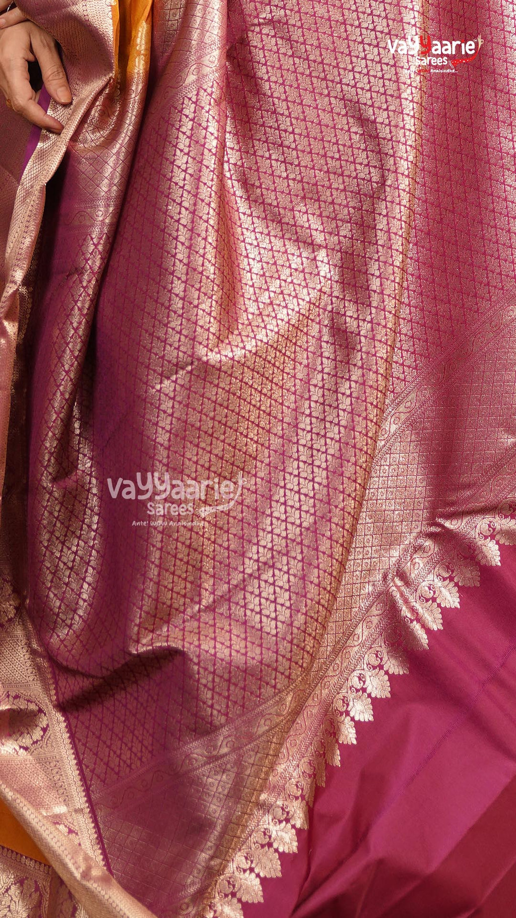 Gold Pattu Saree | Traditional Ethnic Saree | Vayyaarie Sarees