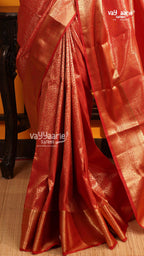 Red Dmm Pattu Saree | Traditional Ethnic Saree | Vayyaarie Sarees