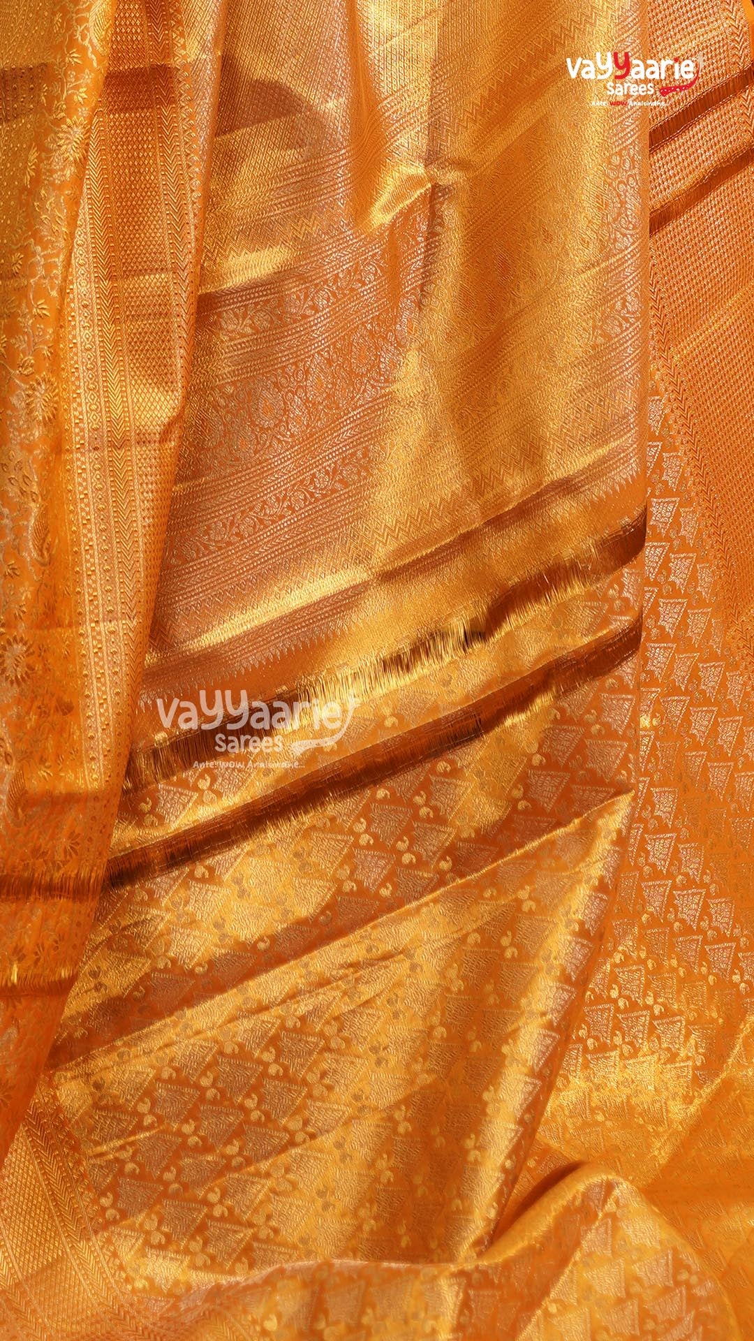 Gold Pattu Saree | Traditional Ethnic Saree | Vayyaarie Sarees