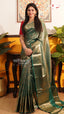 Rama Green Dmm Pattu Saree | Traditional Ethnic Saree | Vayyaarie Sarees