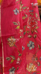 Rani Pink Fancy Saree | Fancy Ethnic Wear Saree | Vayyaarie Sarees