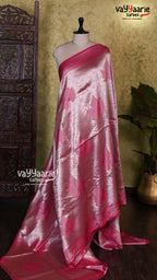 Maroon Tusser Saree | Fancy Ethnic Wear Saree | Vayyaarie Sarees