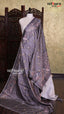 Grey Tusser Saree | Fancy Ethnic Wear Saree | Vayyaarie Sarees