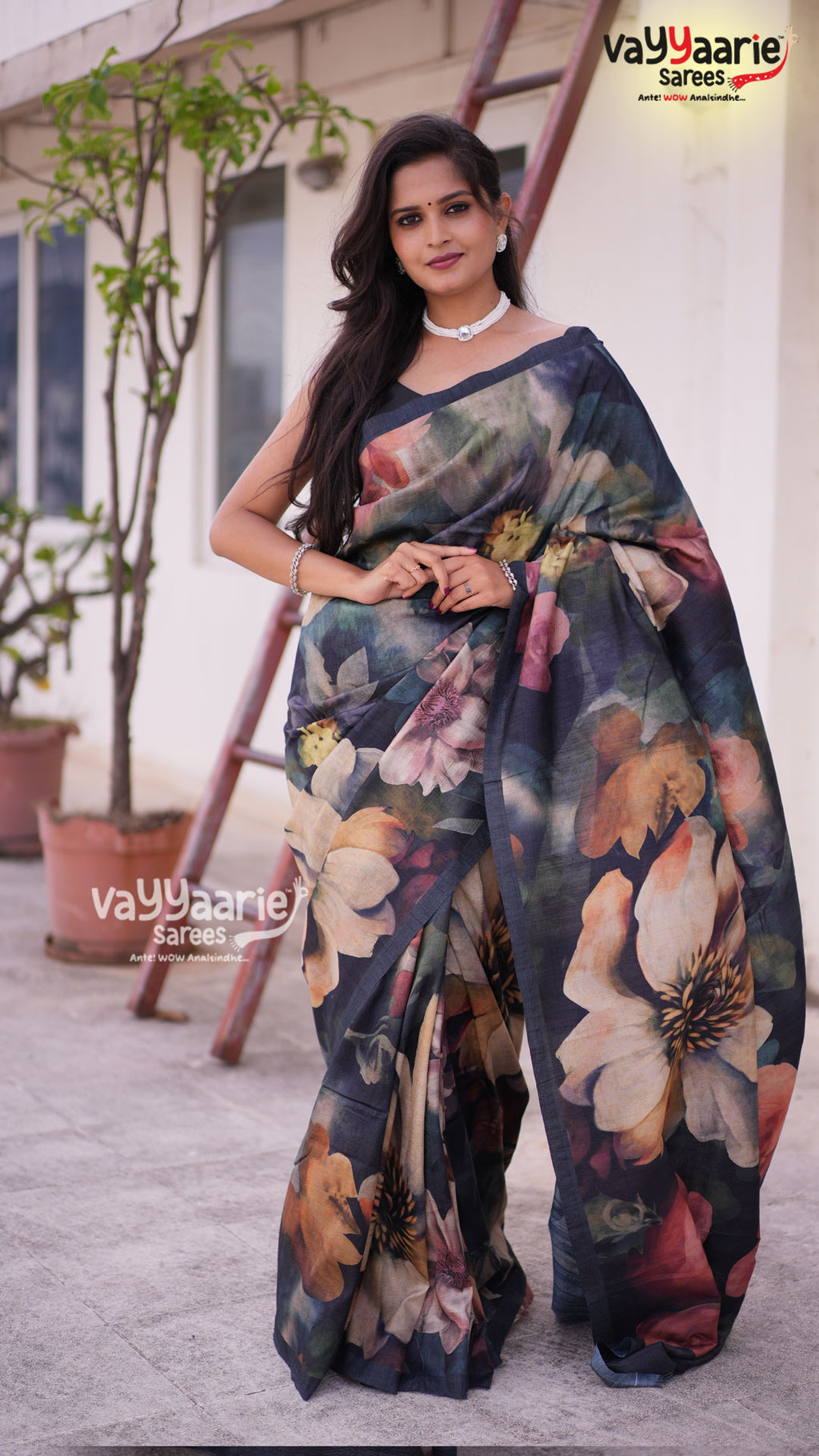 Blue Dola Silk Saree | Fancy Ethnic Wear Saree | Vayyaarie Sarees